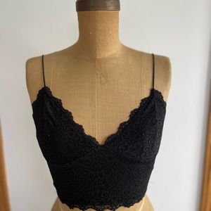 Garage Lace Crop Tank Top